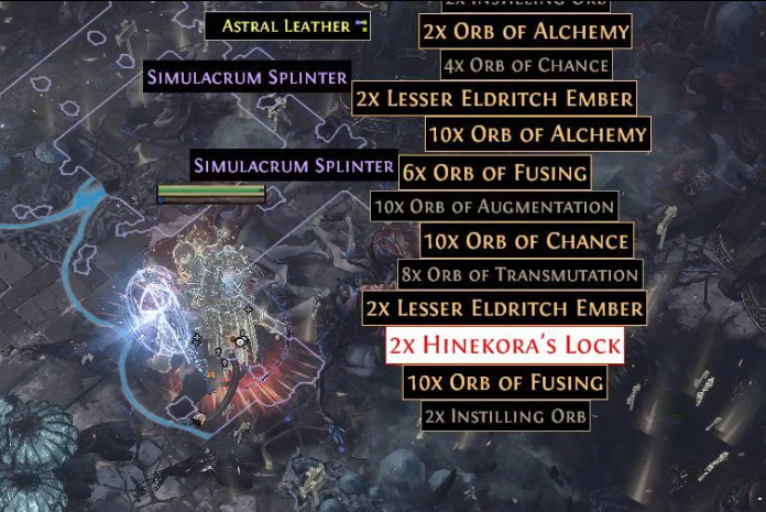 poe2 hinekora's lock drop